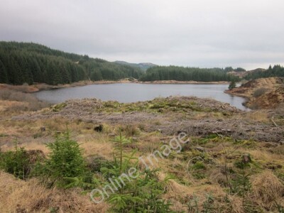 Foto 6x4 Cam Loch C\u00e0m Loch\/NM9009 Eine Ansicht durch Fällung aufgedeckt. c2011