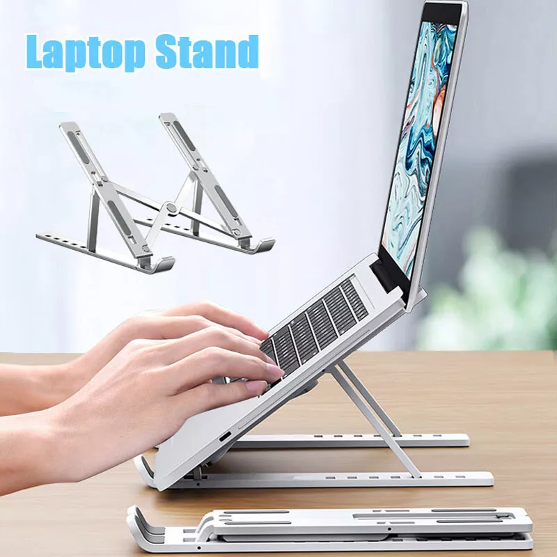 Adjustable Laptop Stand Riser Foldable Laptop Holder for Desk 10-17 Laptops  UK