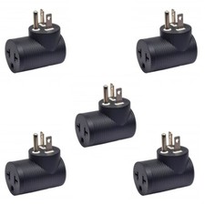5PACK 4-in-1 Female T-Blade AC Adapter Nema 6-20P to Nema 5-15R/5-20R/6-15R/20R