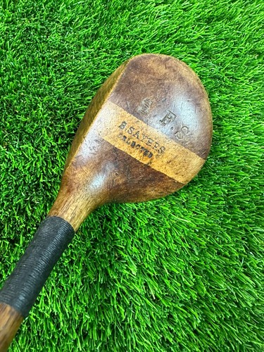 Antique Vintage Ben Sayers Hickory Shaft Brassie