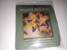 NEW RARE MILL HILL WINTER HOLIDAY "SHINING STAR" GLASS BEAD KIT WITH TREASURES