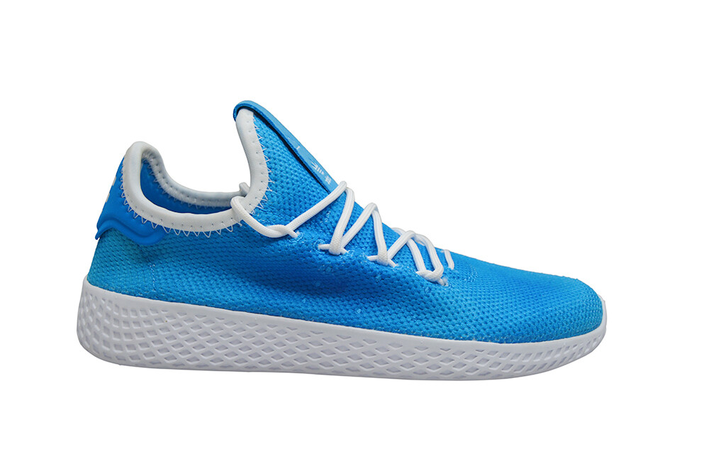Детские кроссовки Adidas Pharrel Williams Tennis Human Race - BB6837 - Ярко-сине-белый