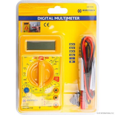 Marksman Digital Multimeter Messen Spannung Strom Widerstand Transistor Tester