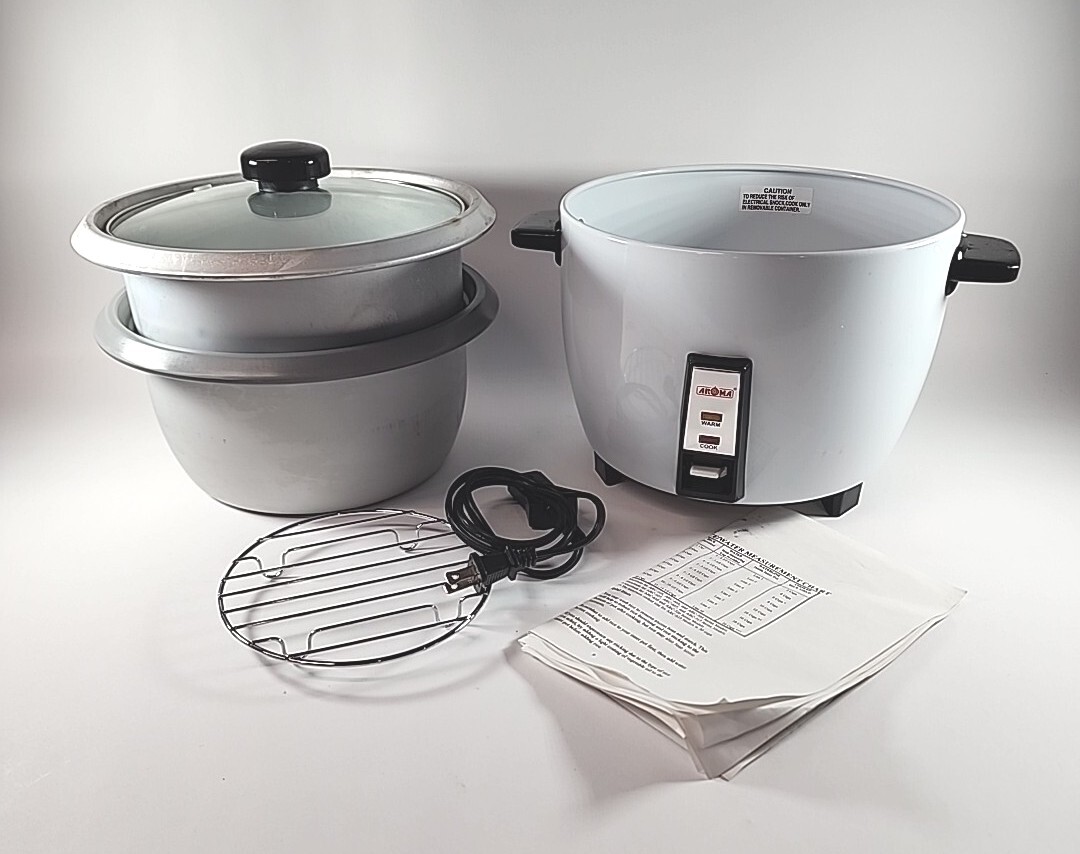 Vintage AROMA 10 Cup Rice Cooker And Food Steamer Model ARC Vintage AROMA 10 Cup Rice Cooker And Food Steamer Model ARC