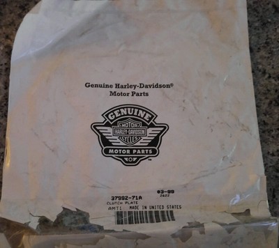 A2C Genuine Harley 37992-71A CLUTCH PLATE OEM NEW NOS OBSOLETE 