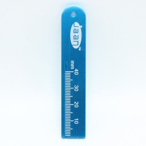 5 Pcs Aluminium Dental Endo Rulers Span Measure Scale Endodontic ...