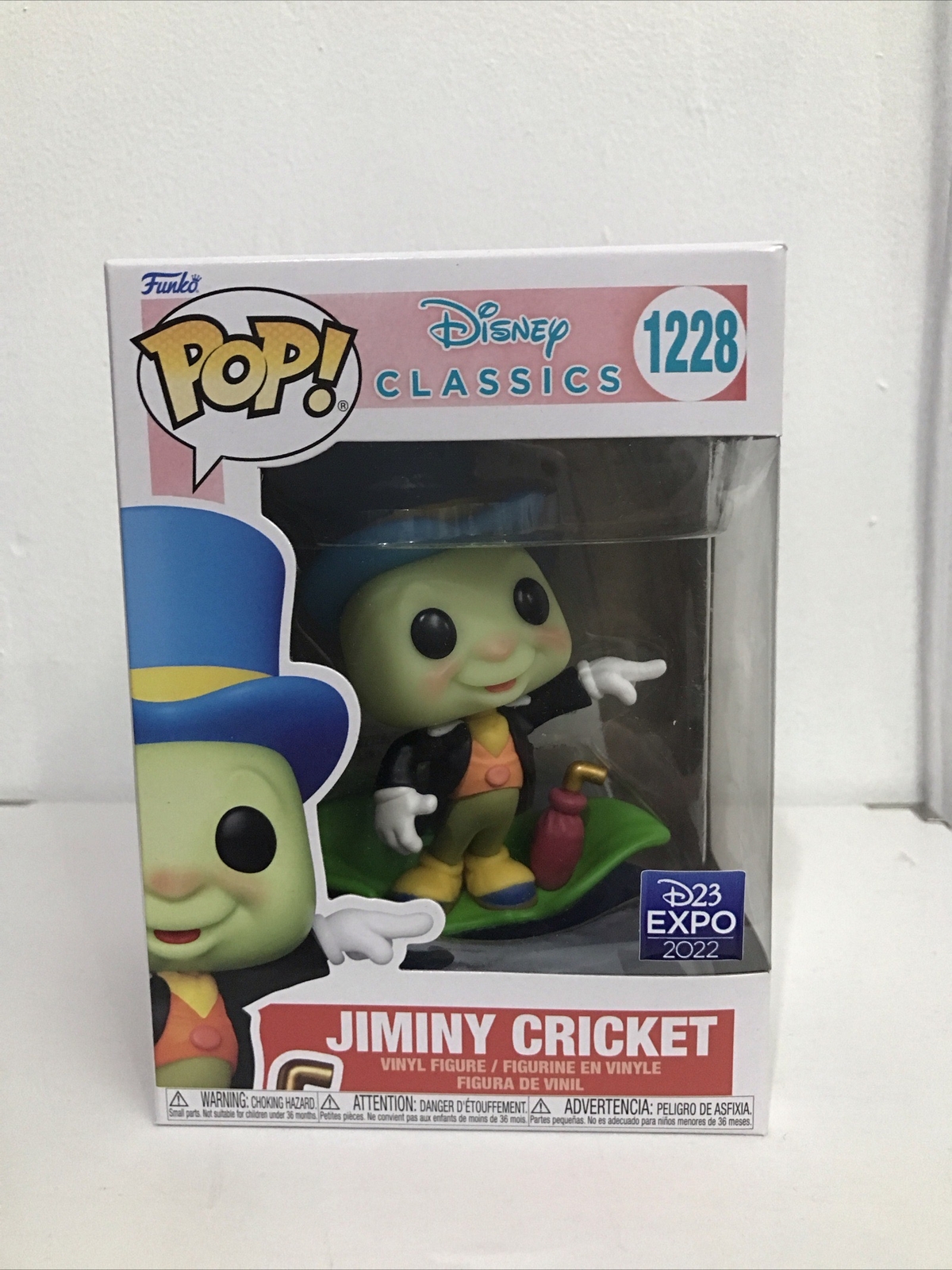 Funko Pop! Vinyl: Disney - Jiminy Cricket - D23 Disney Expo (D23) (Exclusive)...