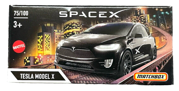 Matchbox Tesla Model X 75/100 2024 Power Grabs Mbx 1:64 Modellauto Space X Ovp-image