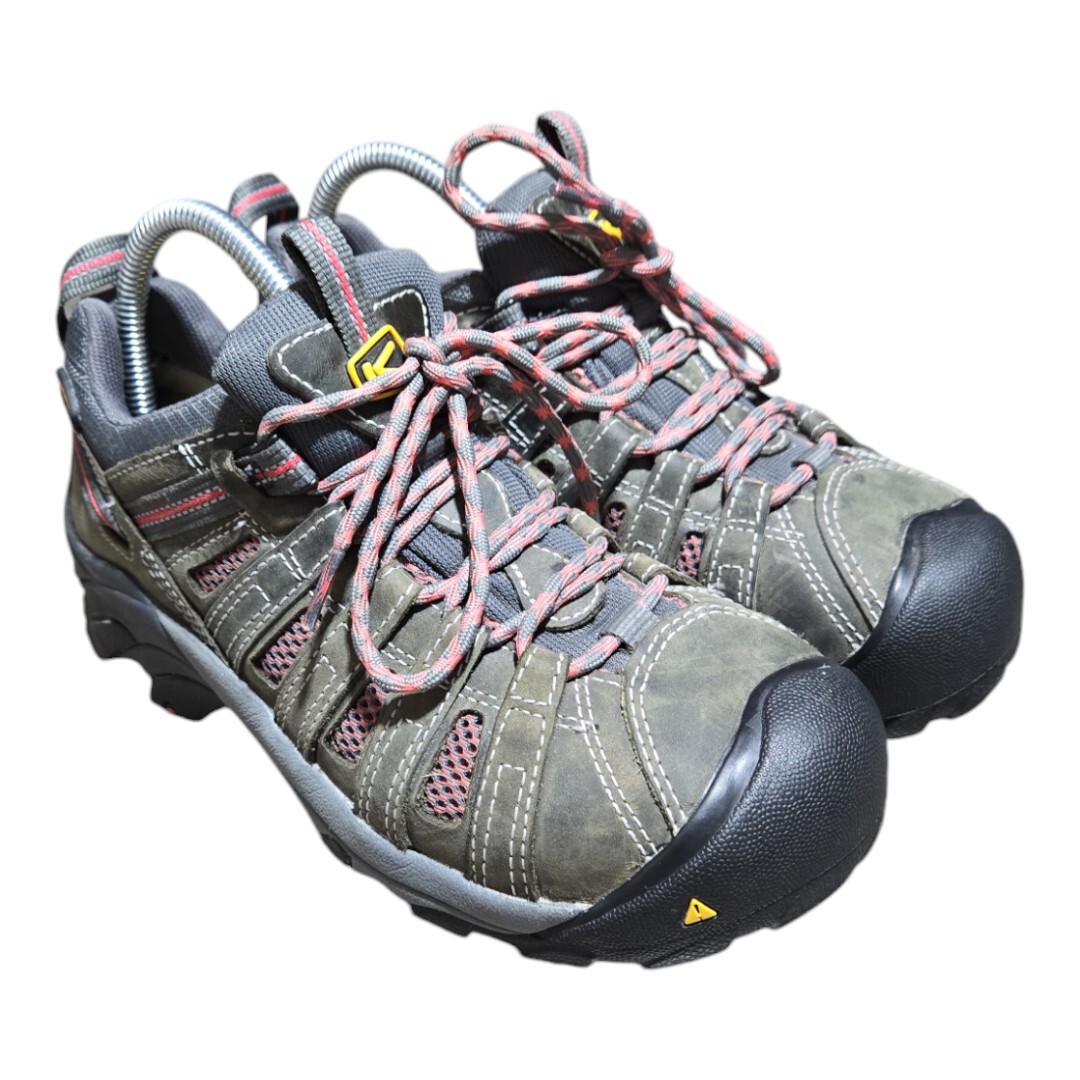 Scarpe antinfortunistiche Keen Flint punta acciaio da lavoro utility donna 7 5 W magnete rosa escursionismo