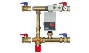 Fussbodenheizung Beimischer = Direkter Anschluß an ...