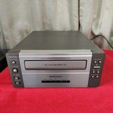 DENON DRR-M7 Silver Compact Stereo Cassette Deck Auto Reverse with Tracking, F/S