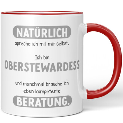 Natürlich spreche ich mit mir selbst. Ich bin Oberstewardess und 10007150725