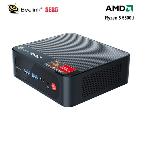 Beelink SER5 AMD Ryzen 5 5500U Windows 11 Mini PC 16G 500G SSD 4K Desktop WiFi6 - 第 1/22 張圖片