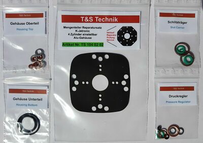 0438100096 PORSCHE 924 2.0 Fuel Distributor Repair Kit K-Jetronic 4 Cyl.