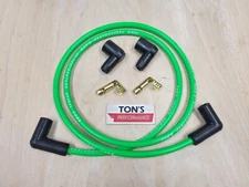 Ton's 48" Universal Hot Lime 8mm Spark Plug Wire kit Spiral suppression core 90*