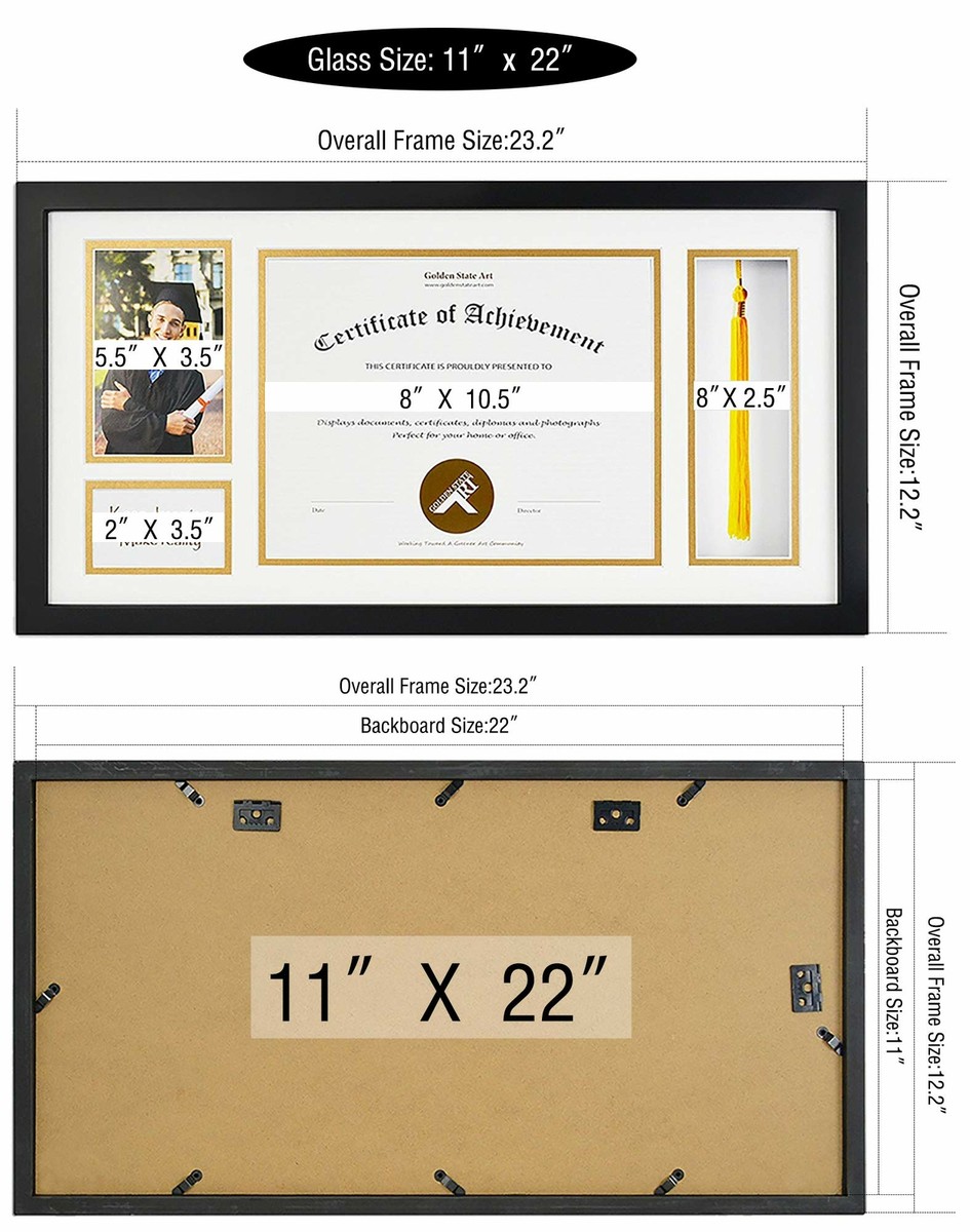 GraduationMall 20x20cm Bois Cadre 3D Profond avec Vitre Porte Fenêtre, Cadre de Boîte d'Ombre