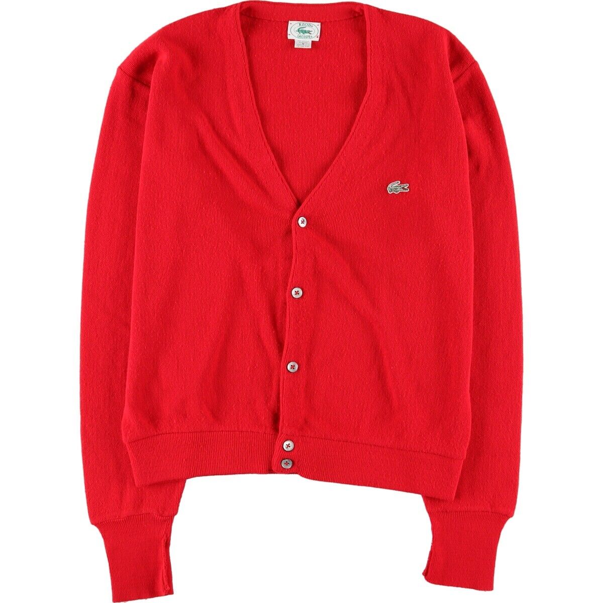 80s-90'S Lacoste IZOD Acrylic Knit Cardigan Made in USA 80s-90'S Lacoste IZOD Acrylic Knit Cardigan Made in USA