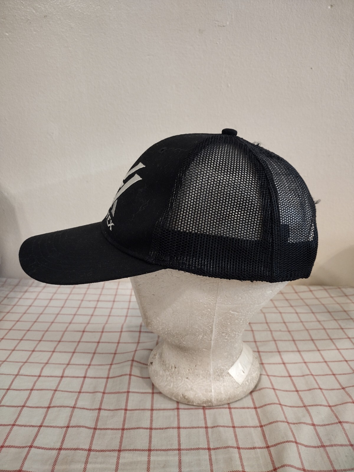 Vortex Trucker Cap Hat Black Adjustable Embroider… - image 5