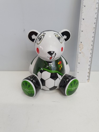 TEDDY Bear Money Box Bank Limited RITZENHOFF Decor Przybylska Football Referee - Picture 8 of 8