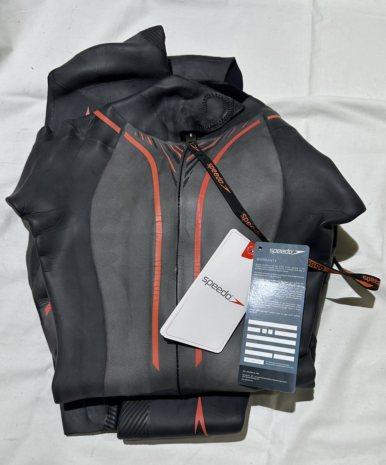 Speedo Triathlon Elite FLSV Wetsuit AF BLACK/ORANGE 8072848625 eBay