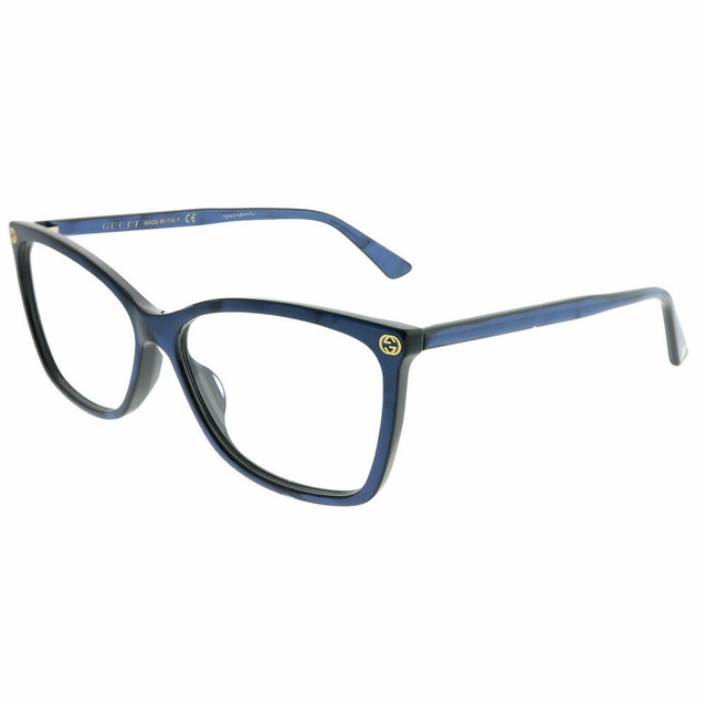 blue gucci eyeglasses