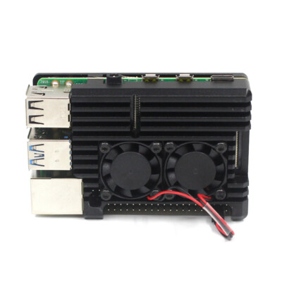 Huge Custom Aluminum Top Bottom Aluminum Heatsink Cooler for Raspberry Pi 4 B
