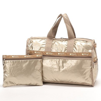 Lesportsac Small Cleo Crossbody Bag Champagne Gold Glitter Japan Exclusive