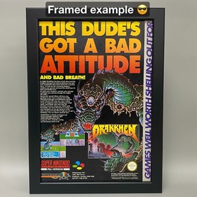 Jeux Ironsword Wizards Et Warriors Nintendo NES 1990 Vintage Retro Publicit&eacute;