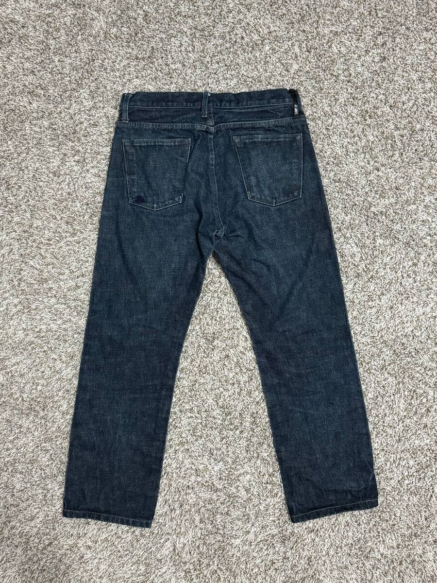 Helmut Lang Men's Dark Resin Selvedge Denim Jeans Size 29x26 Helmut Lang Men's Dark Resin Selvedge Denim Jeans Size 29x26