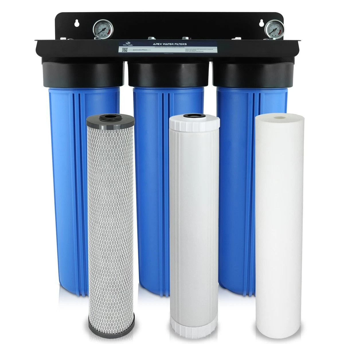 EXPRT MR 3030 Whole House Water Filter 3 Stage Water Purifier GAC