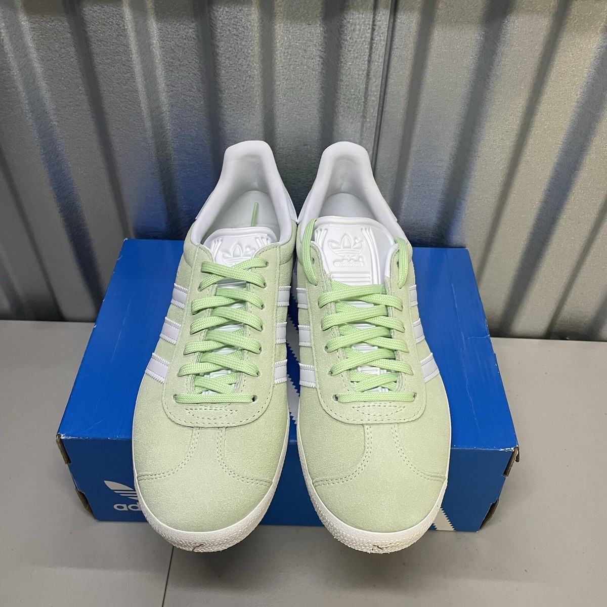 adidas gazelle silver green womens adidas Gazelle Bold Semi Green Spark (Women's) main image 0