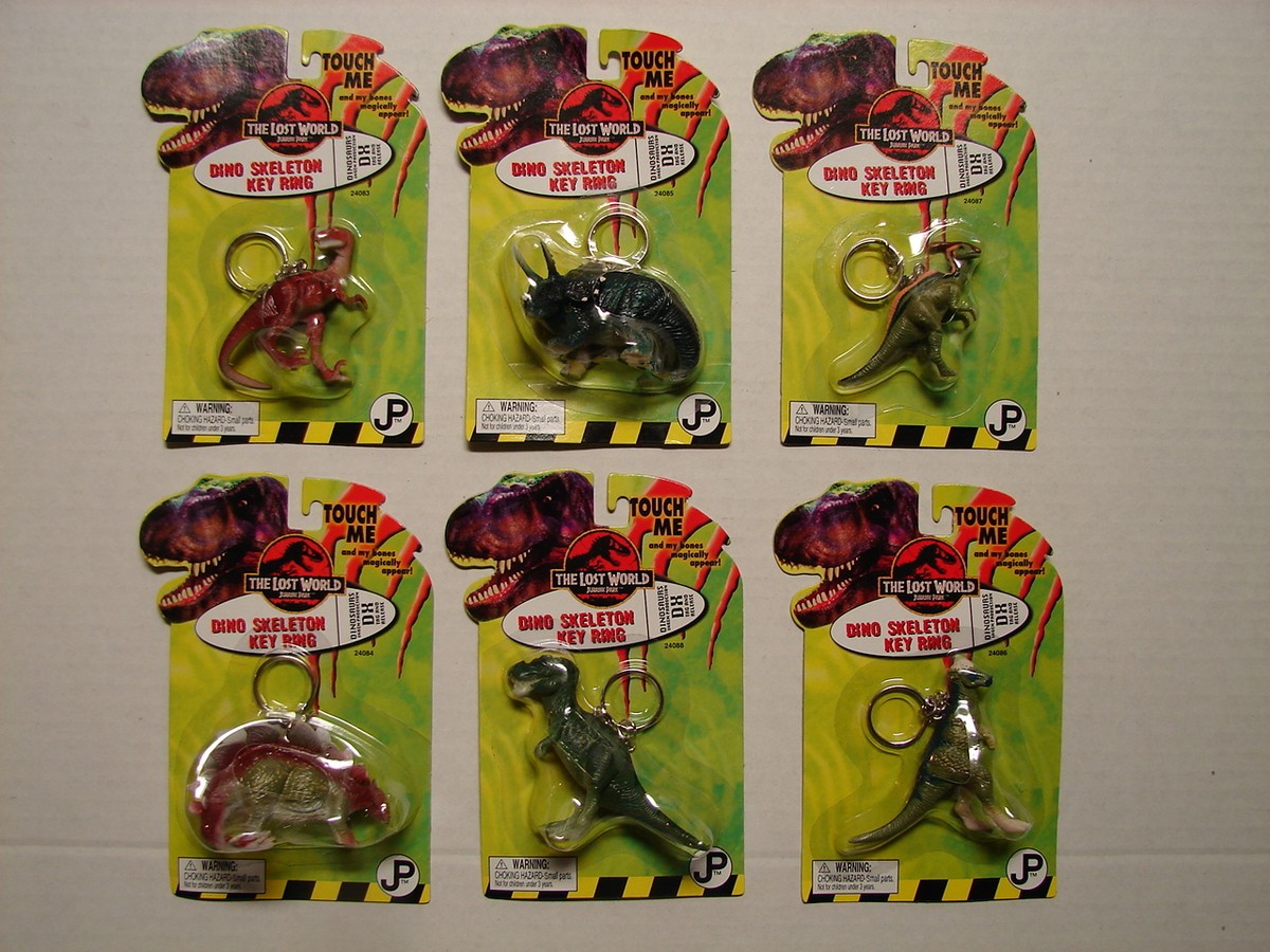 JURASSIC PARK THE LOST WORLD 1996 COMPLETE SET OF DINO SKELETON