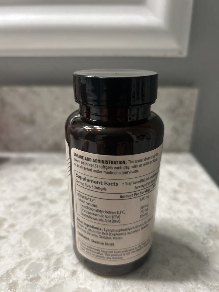 Lpc Supplement Accentrate Omega MAX, LYSOVETA LPC EPA &DHA Supplement Brain Health ...