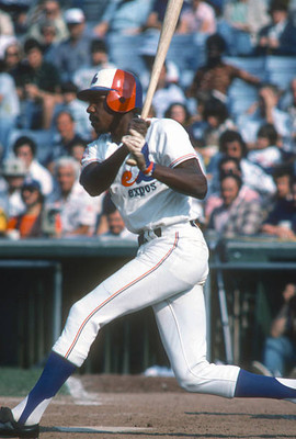 Andre Dawson Montreal Expos bats at an Major League Baseball spri- 1976 Photo