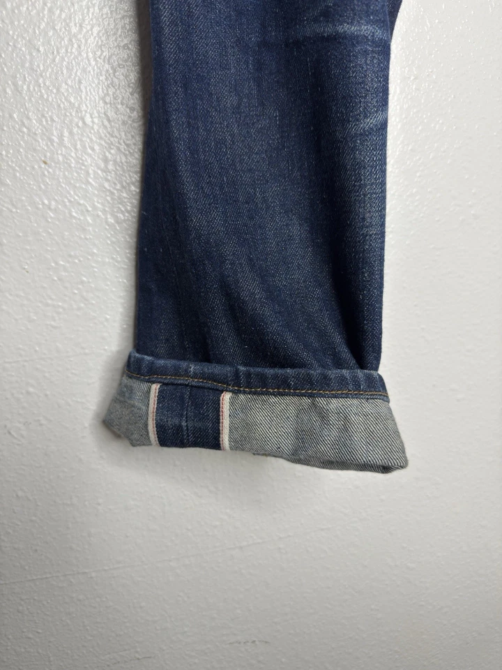 Pantalones de mezclilla azul relajado originales American Apparel para hombre 34x23,5 Foto 3 de 4