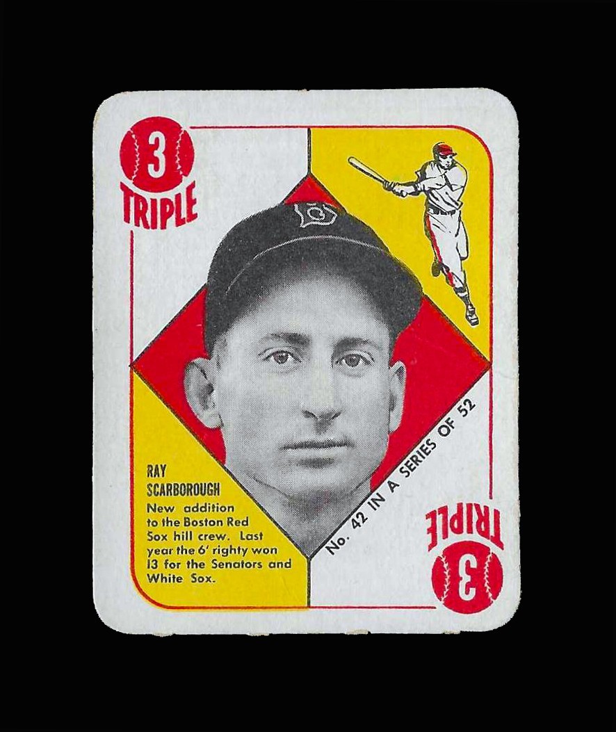 Ray Scarborough #42 (Baseball Cards 1951 Topps Red Back) — is it worth grading?