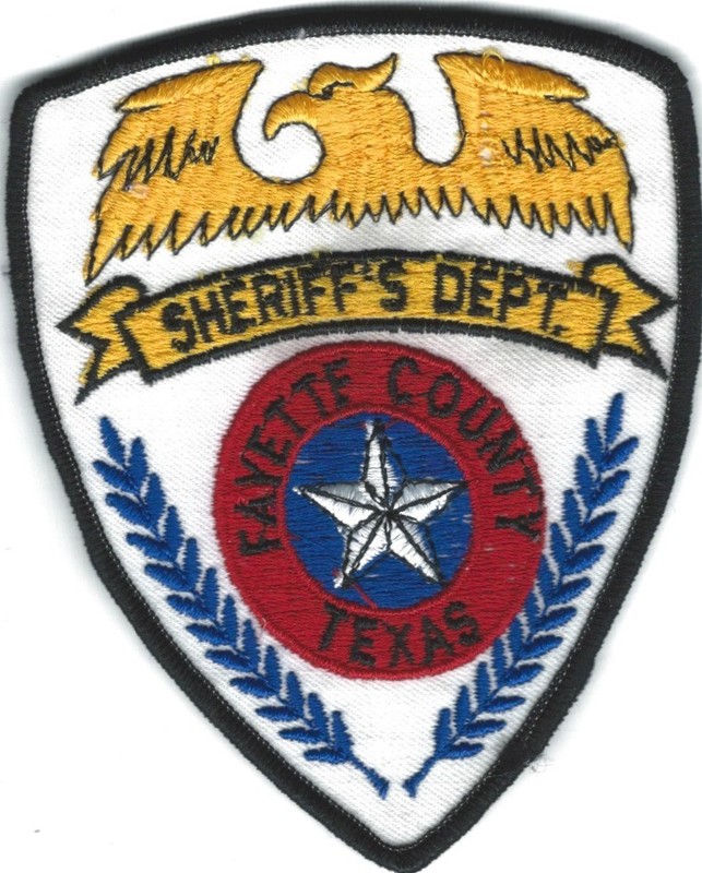 TEXAS - Fayette County Sheriff's Department patch