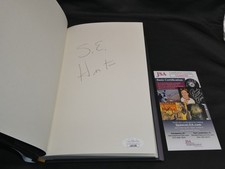 S.E. Hinton Hand Signed The Outsiders 50th Anniversary HB Book JSA #LL64198 SE
