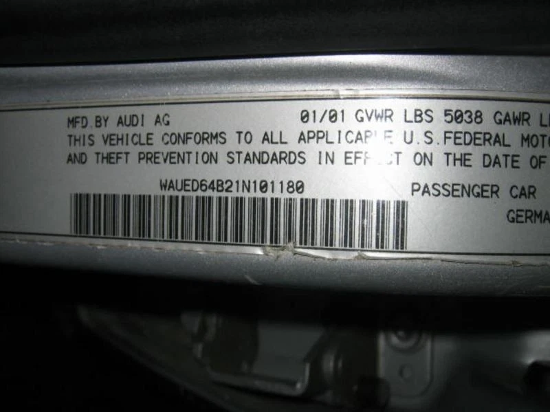 Roof Glass Without Solar Glass Fits 01-05 AUDI ALLROAD 15486 Foto 2 de 4