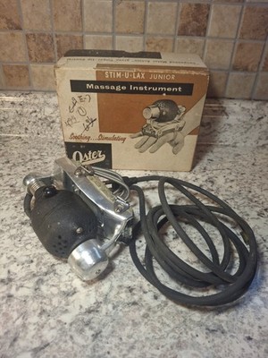 Vintage Oyster Stim-U-Lax Junior Home Massage Instrument