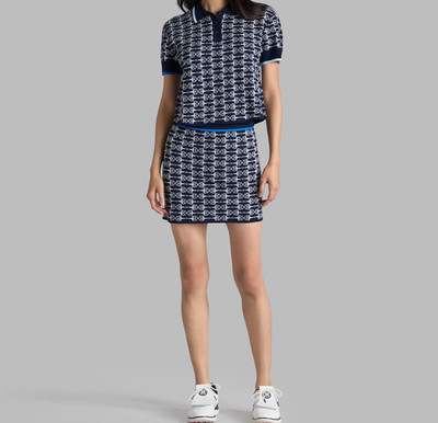 G/FORE Womens G-Link Merino Wool Blend Skirt in Twilight Size-M NWT$275