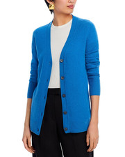 C by Bloomingdale's Cashmere Grandfather Cardigan MSRP 188