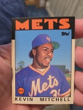 Kevin Mitchell 1986 Topps Update Baseball #74T Rookie Card New York Mets NEW. rookie card picture