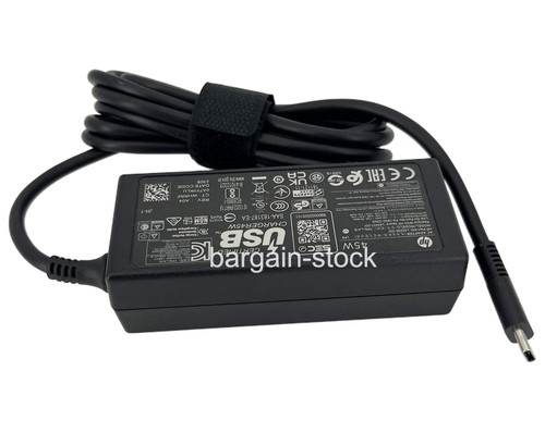 Oryginalny 45W USB typu C AC Adapter Ładowarka HP OmniBook 5 Flip 2-w-1 14-fp0023dx - Zdjęcie 5 z 5