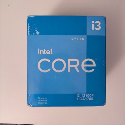 CPU intel Core i3-12100F USED Intel Core i3 Gen 12 i3-12100F 3.30 GHz 4-Core SRL63 LGA1700 CPU