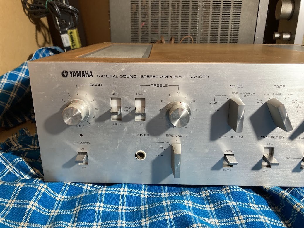 YAMAHA CA-1000 ステレオアンプ 本体 YAMAHA CA-1000 ステレオアンプ 本体 Oleg's Vintage Audio