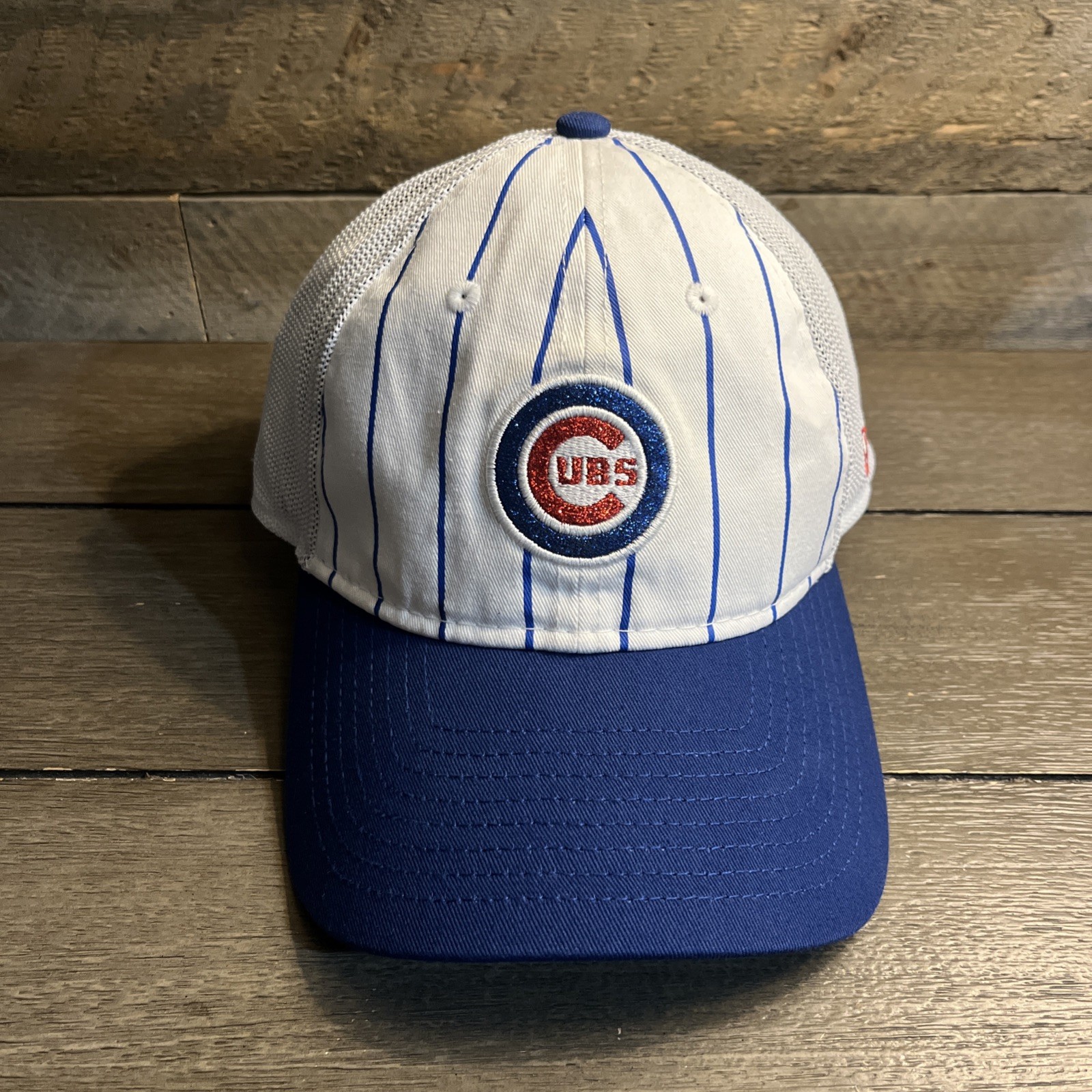Chicago Cubs New Era Women&rsquo;s Hat Cap Bling Sequin Logo Sna