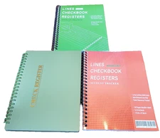 Check Registers for Personal Checkbook Register Bank Accounting Ledger Book NEW