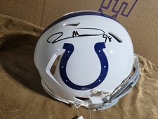 NO RESERVE: Robert Mathis Autographed Indianapolis Colts Helmet Radtke COA
