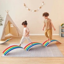 CHERRY Wooden Balance Board - Montessori Waldorf Sensory Tool for Yoga  Pilates